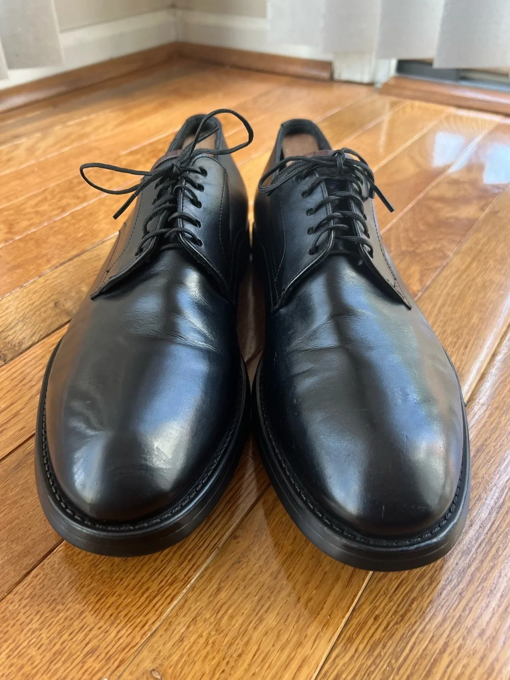 Paul Smith Smooth Toe Leather Oxford Black Men’s Size 7 (H038-741)